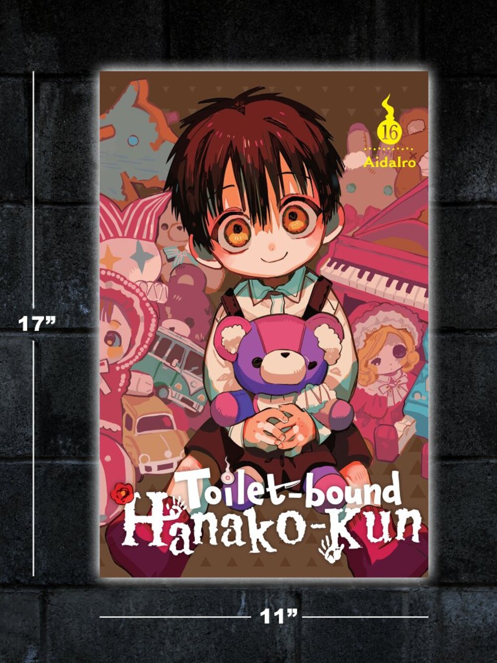 Toilet-Bound Hanako-Kun Vol 16 manga poster - 11x17 wall art print merch anime